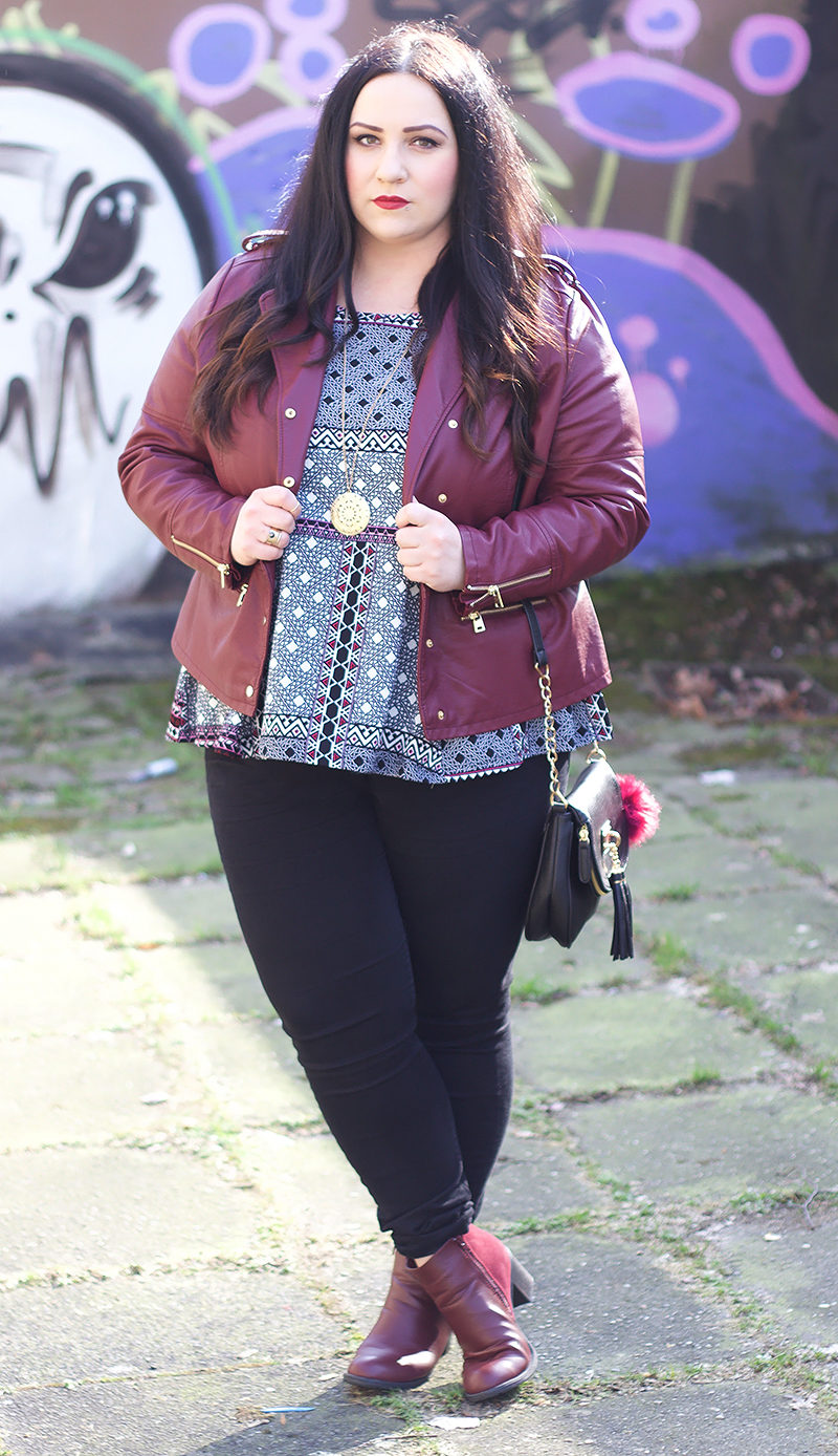 Plus Size Berry Look